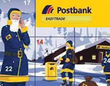 Postbank - Online Calendar Design / Illustration 